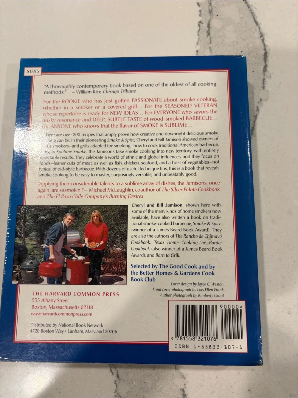 Cookbook - White & Blue Cover